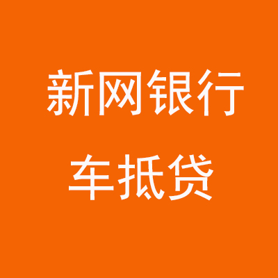 修文新网银行车抵贷